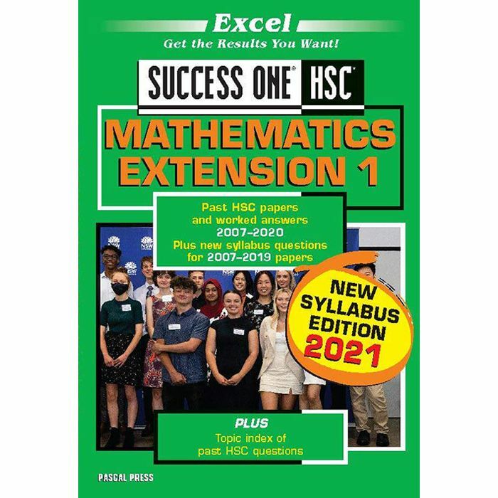 Excel Extention 1 Math Excel Success One HSC Mathematics Extension 1 2021 Edition | North ...