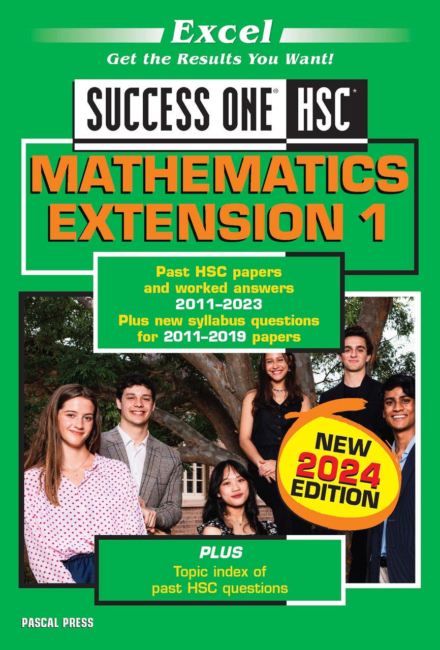 Excel Extention 1 Math (Hidden) Excel Success One HSC Mathematics Extension 1 2024 Edition ...