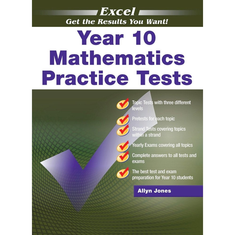 Excel Mathematics Practice Tests Year 10 North Shore Shop